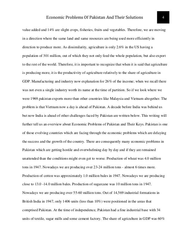 essay on challenges for pakistan